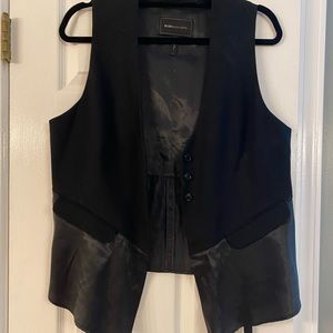 BCBG maxazria black vest
